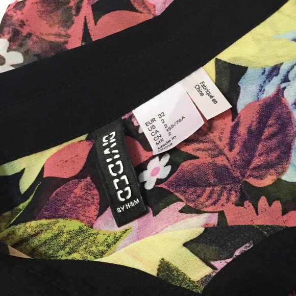 🍒5/$20🍒H&M Colorful Sheer Blouse - Picture 6 of 6